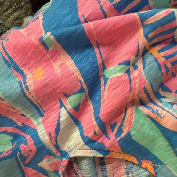 Lilly Pulitzer Minka Trapeze Out to Sea Tank Top Size Small - Picture 4 of 5